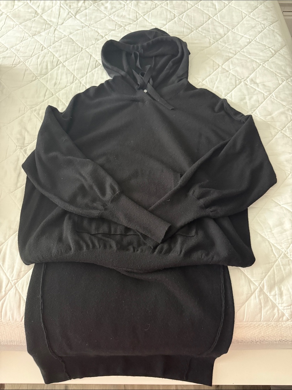 Black Hoodie Sweater - Women